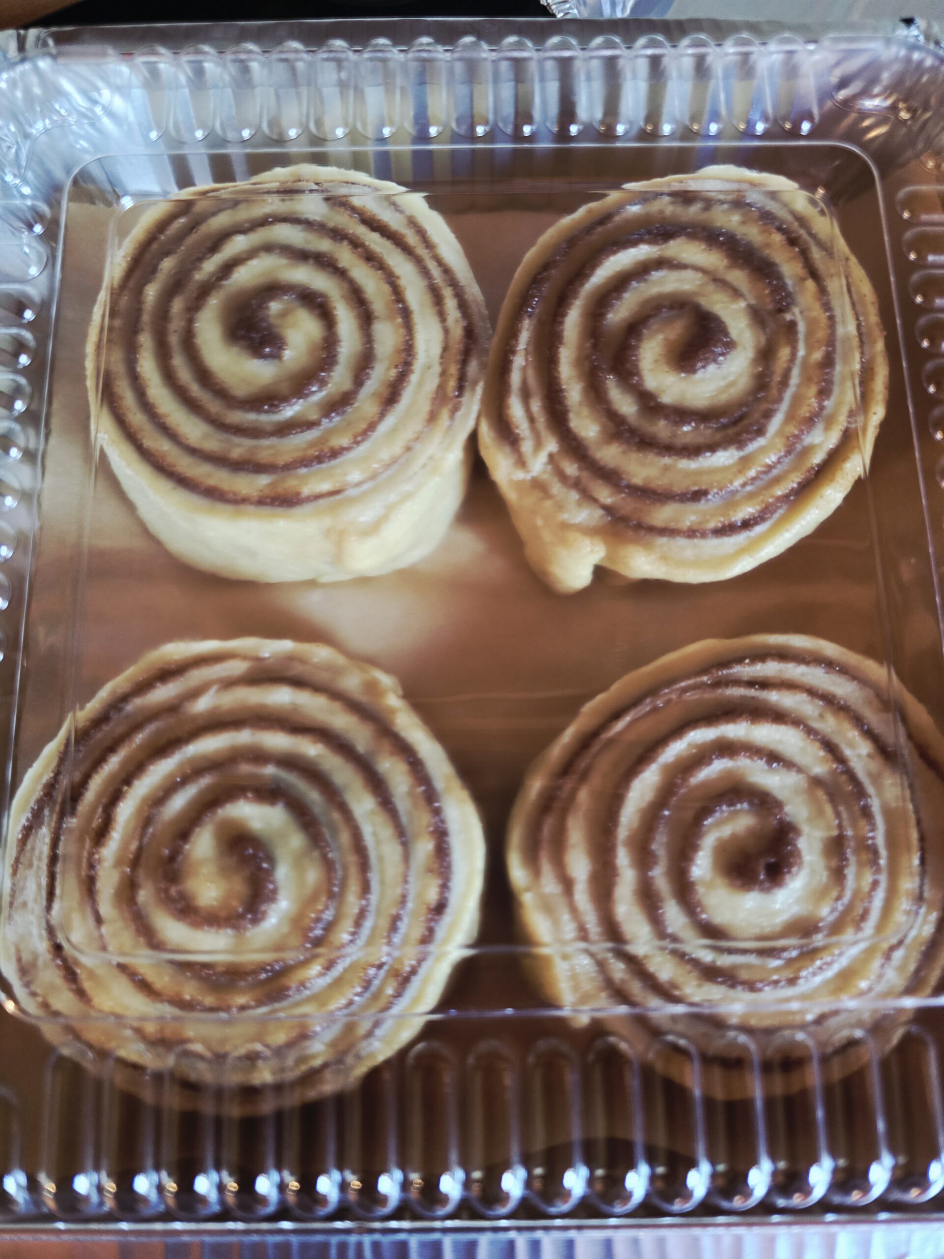 Organic Sourdough Cinnamon Rolls; Giant 4 pack
